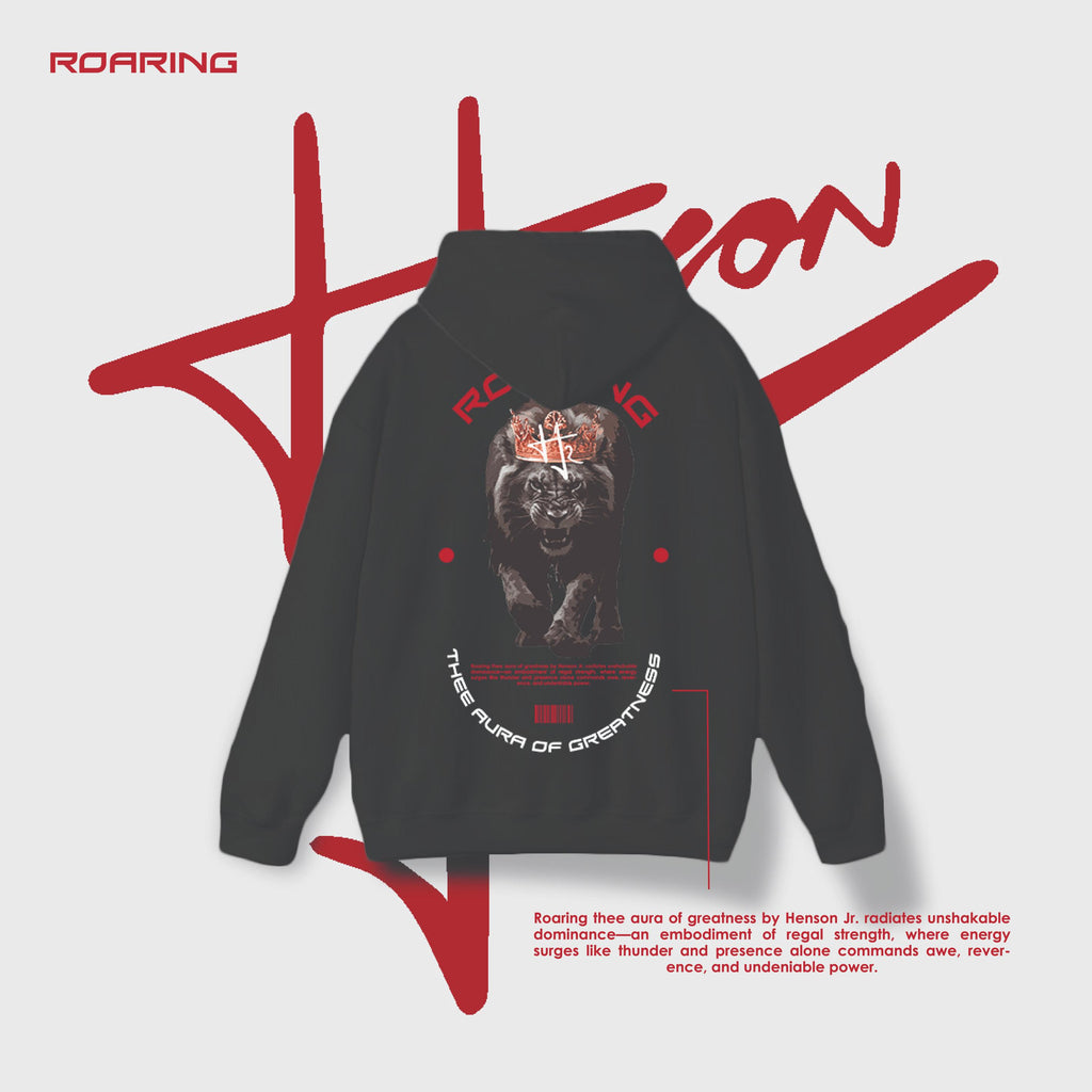 Roaring the Aura of Greatness Basic Standard Hoodie