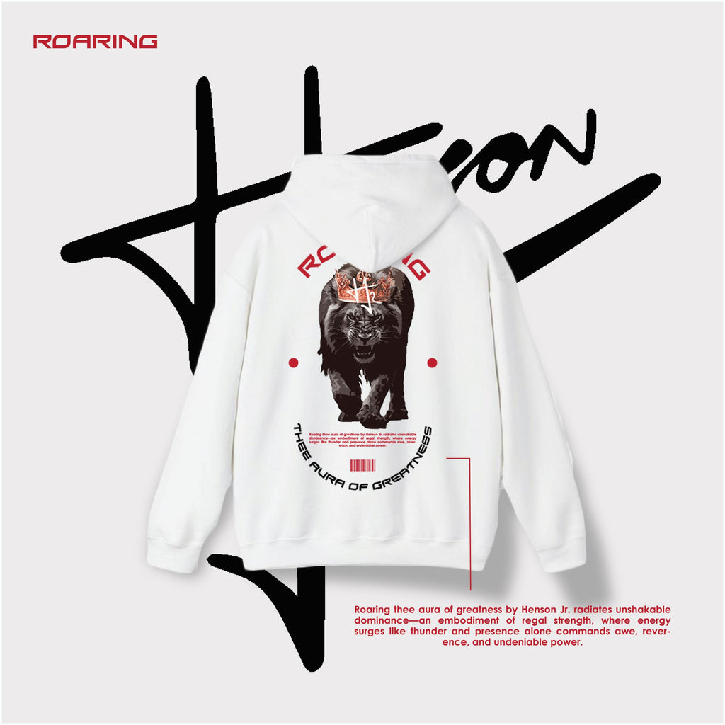 Roaring the Aura of Greatness Basic Standard Hoodie
